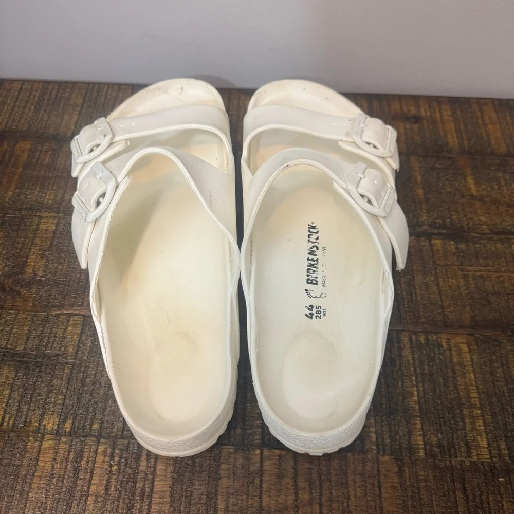 Birkenstock Arizona EVA Men's Slide Sandal EU 44 US 11 Eggshell White Water NEW - Picture 4 of 5